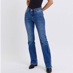 Judy Blue Boot Cut High Rise Blue Jeans 82621 Size 22W